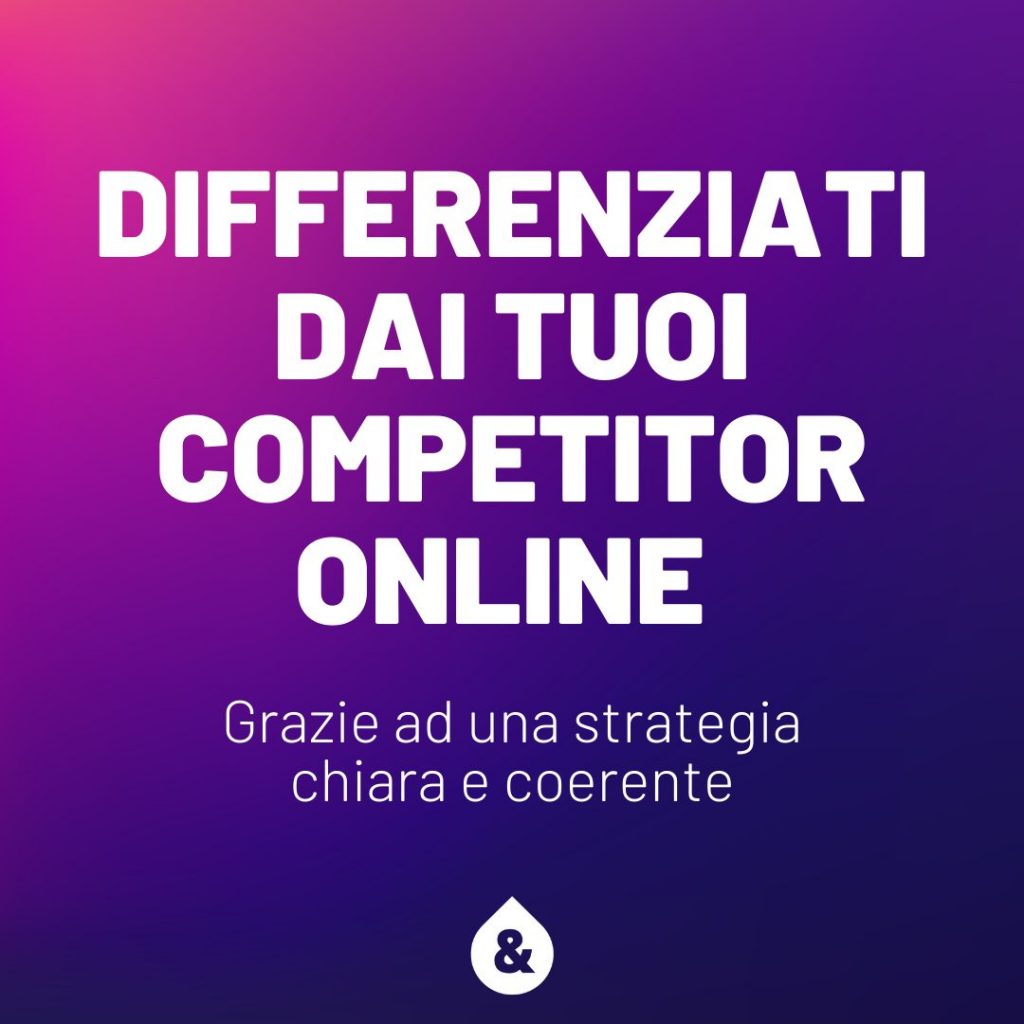 distinguersi dai competitors online